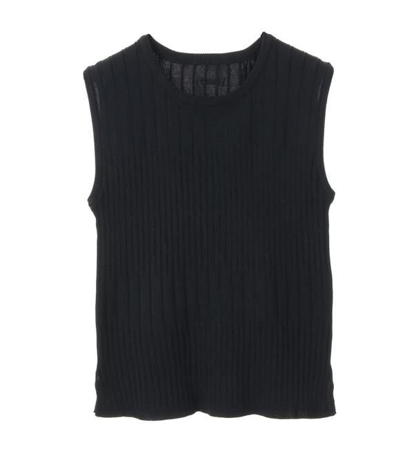 Soffitto「《定番》ランダムリブノースリーブニット」|ニット・セーター|