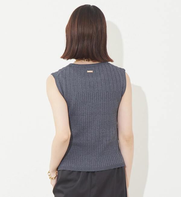 Soffitto「《定番》ランダムリブノースリーブニット」|ニット・セーター|