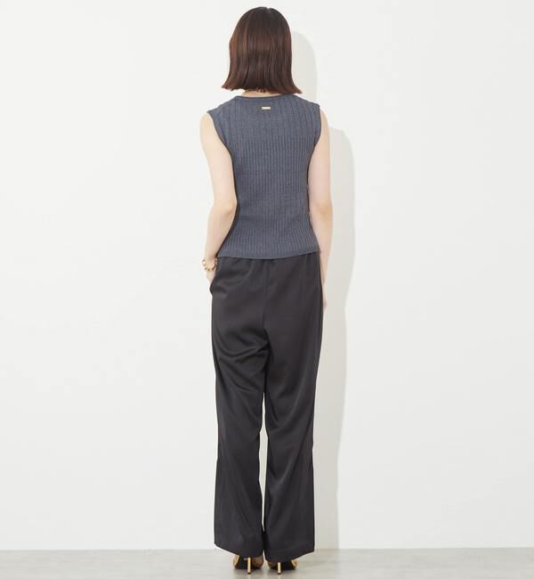 Soffitto「《定番》ランダムリブノースリーブニット」|ニット・セーター|