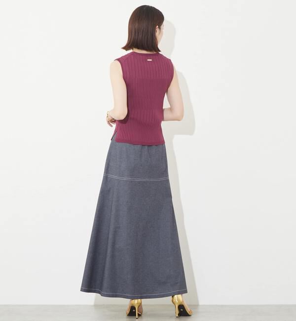 Soffitto「《定番》ランダムリブノースリーブニット」|ニット・セーター|