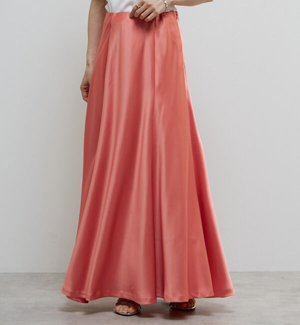 Soffitto「バイアスフレアースカート」|スカート|ピンク