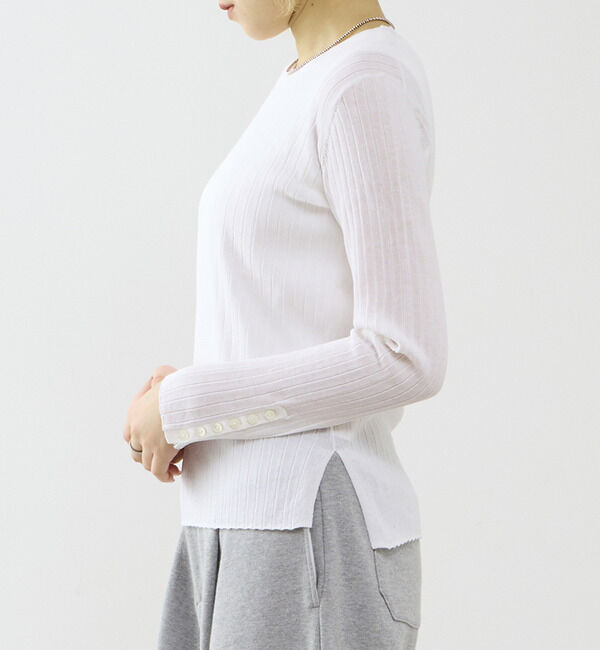 SOFFITTO「サイドスリットリプニット」|ニット・セーター|