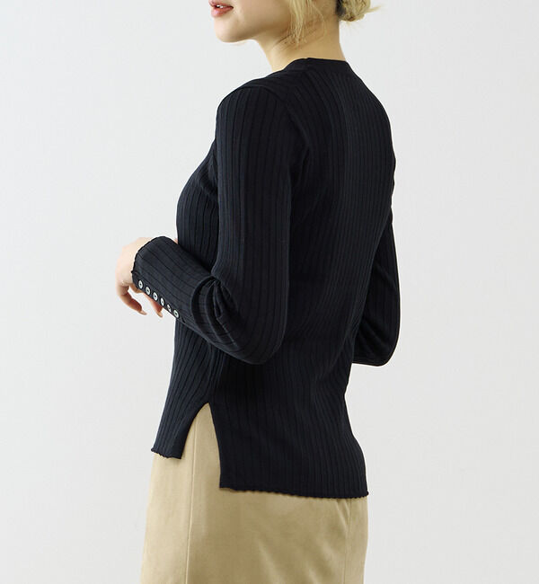 SOFFITTO「サイドスリットリプニット」|ニット・セーター|