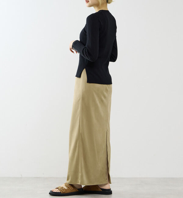 SOFFITTO「サイドスリットリプニット」|ニット・セーター|