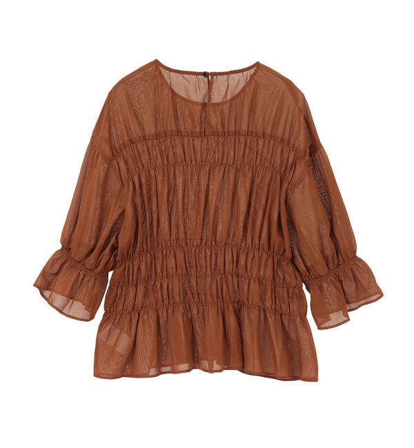 SOFFITTO「オーガニックコットンシャーリングブラウス」|シャツ・ブラウス|