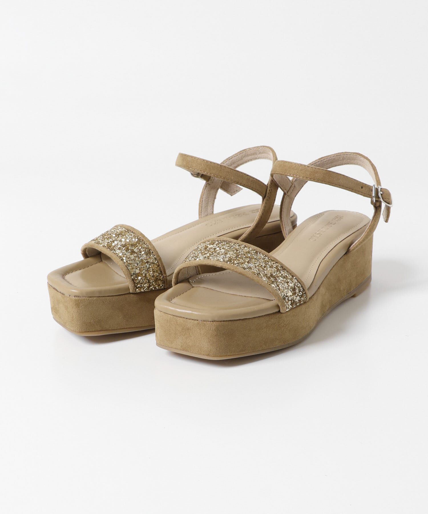 RODE SKO「グリッターアンクルサンダル」|サンダル|