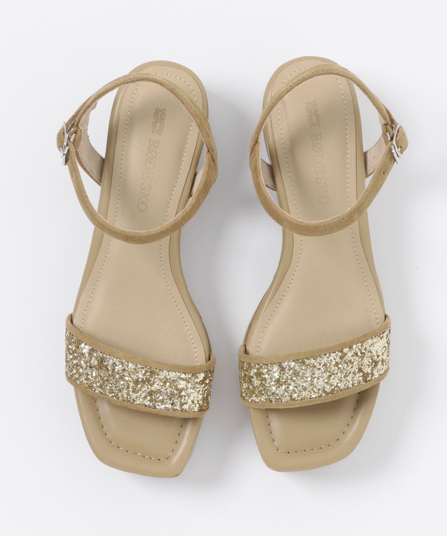 RODE SKO「グリッターアンクルサンダル」|サンダル|