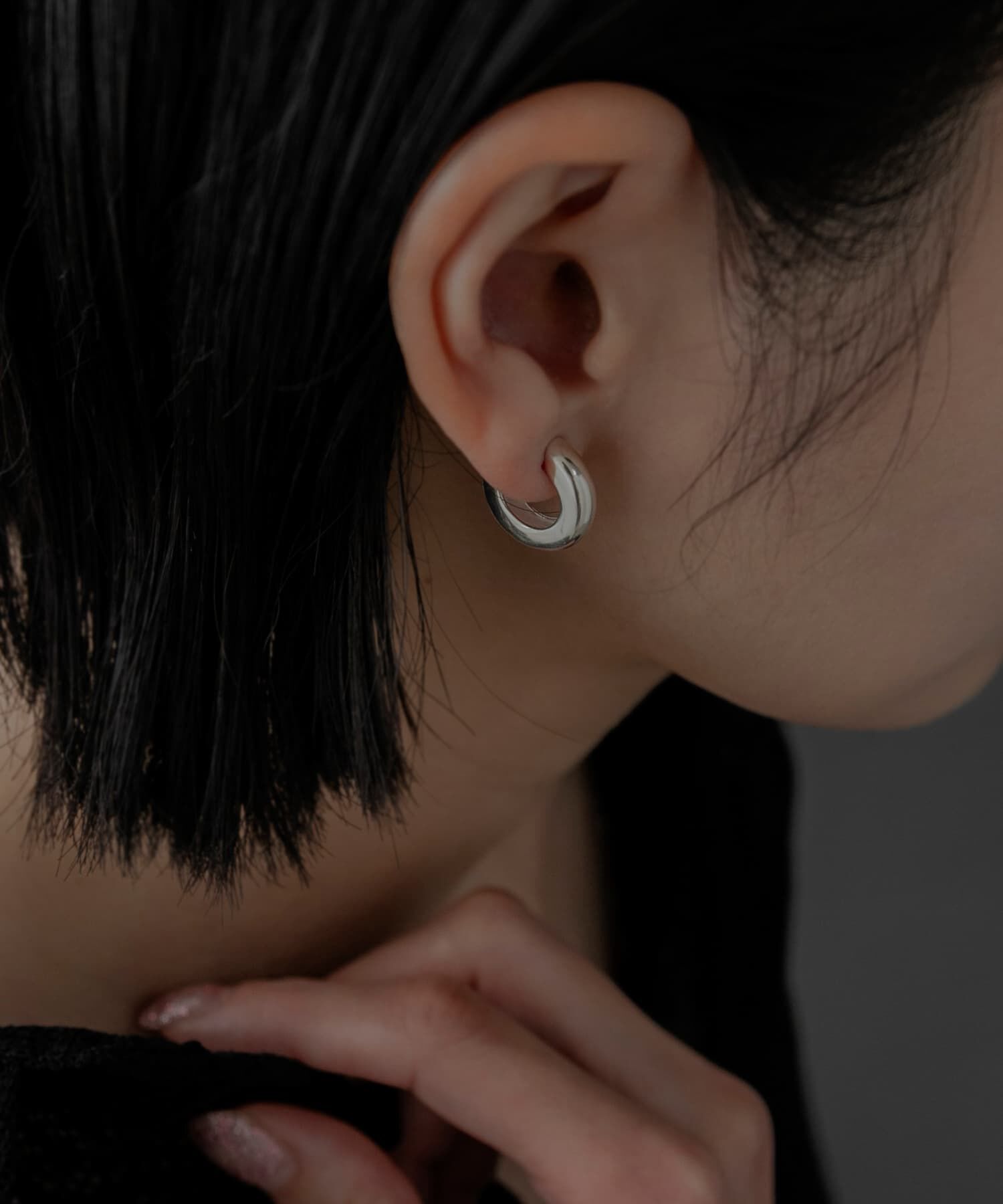 SMELLY「SMELLY so&rsquo;　wide hoop earring」|イヤリング|