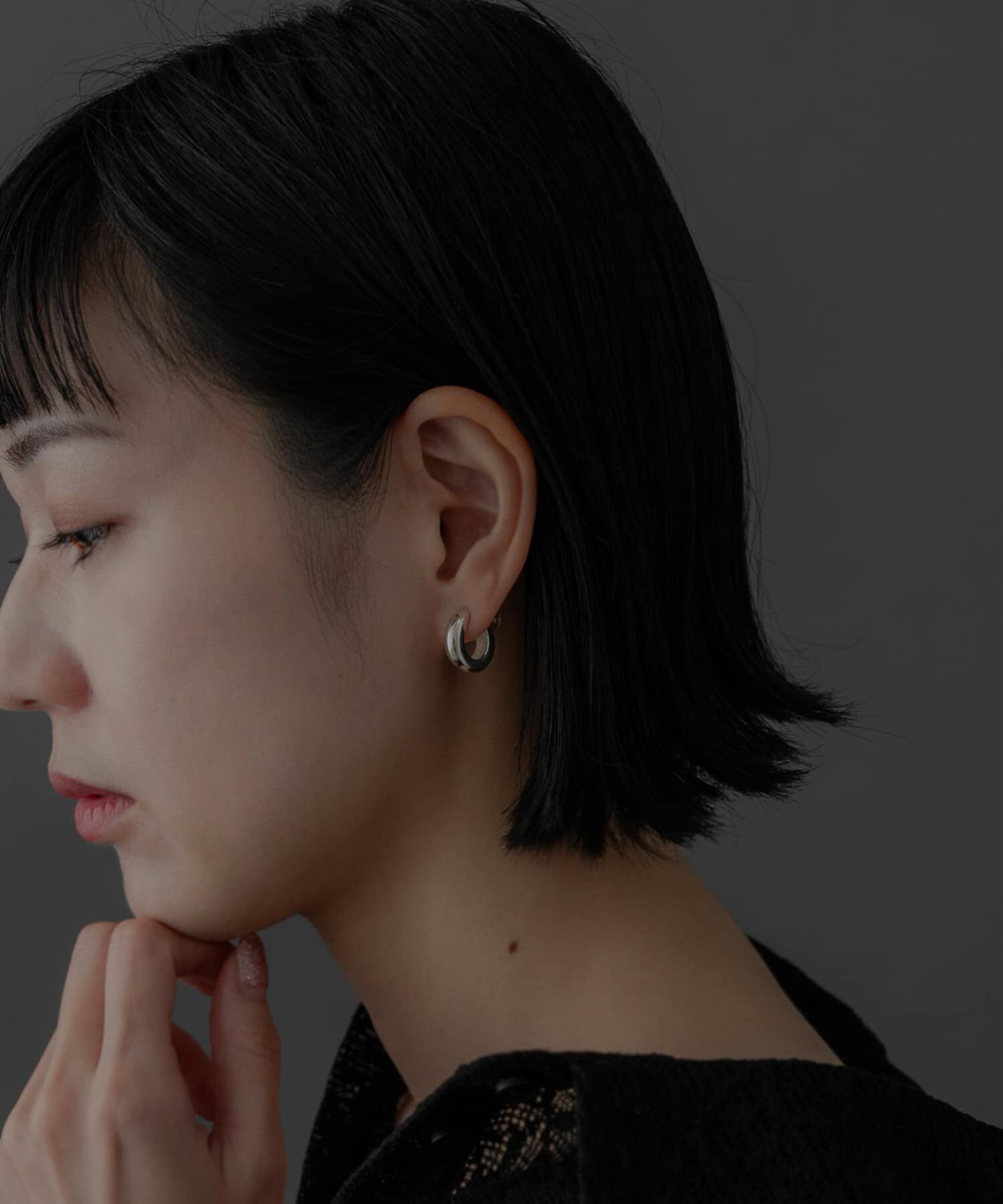 SMELLY「SMELLY so&rsquo;　wide hoop earring」|イヤリング|