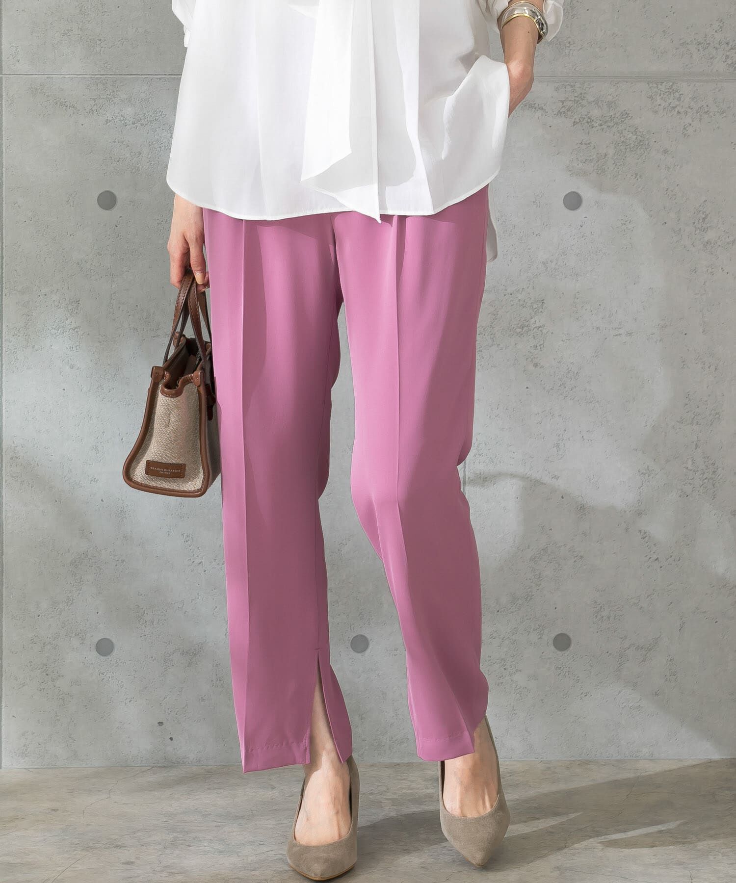 URBAN RESEARCH ROSSO「ウォッシャブルインサイドスリットイージーパンツ」|その他|