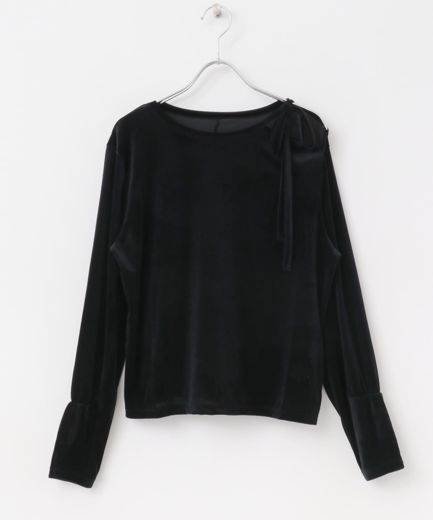 URBAN RESEARCH ROSSO「シアーベロアスリットデザインカットソー」|Tシャツ・カットソー|