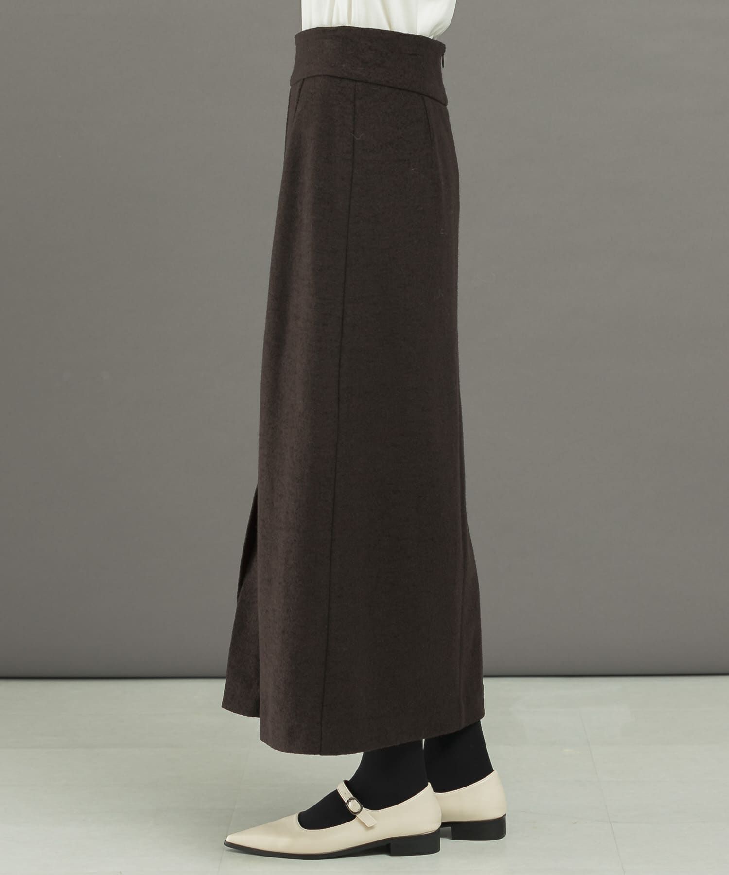 URBAN RESEARCH ROSSO「ウール混ブークレストレートスカート」|スカート|