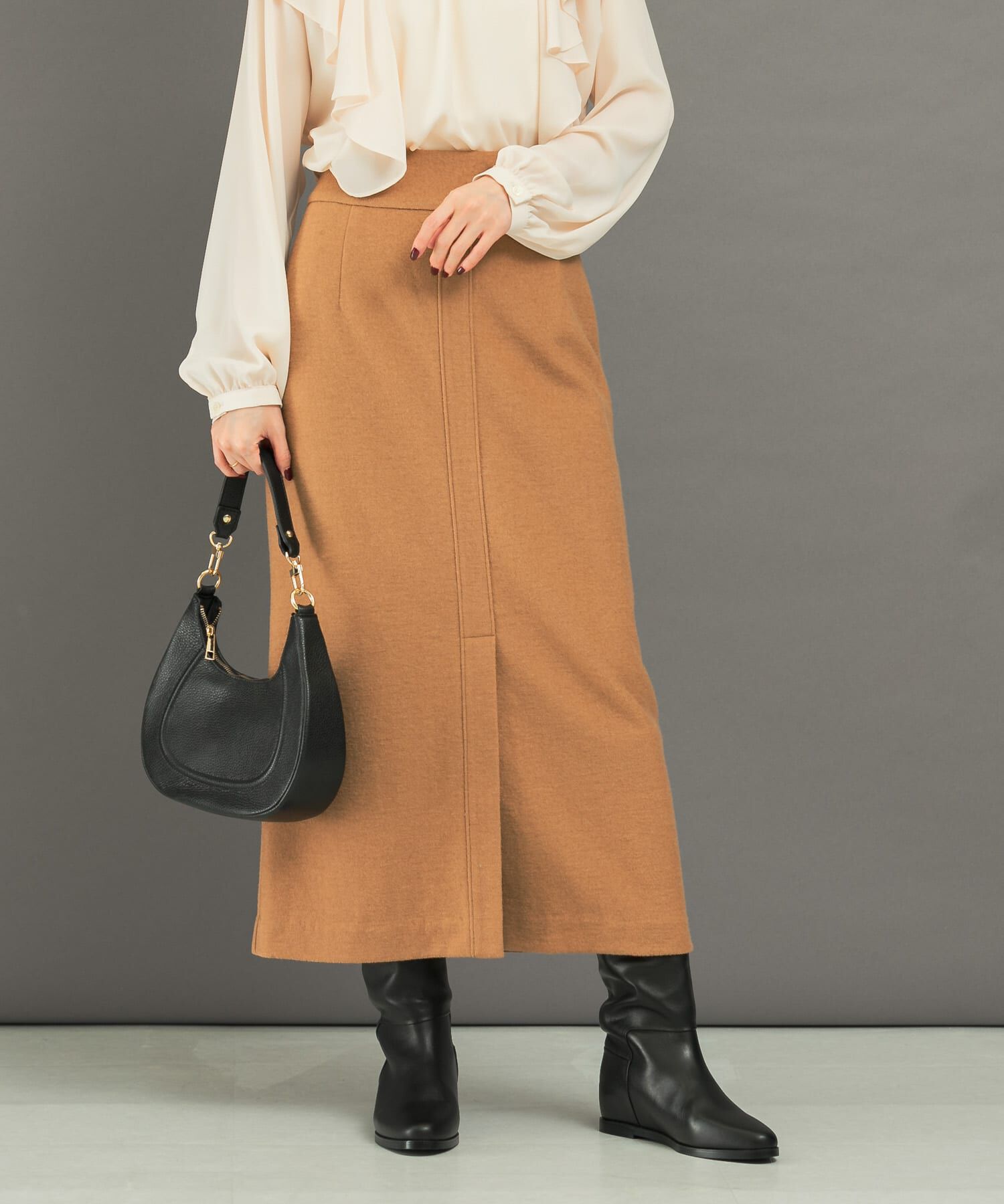 URBAN RESEARCH ROSSO「ウール混ブークレストレートスカート」|スカート|