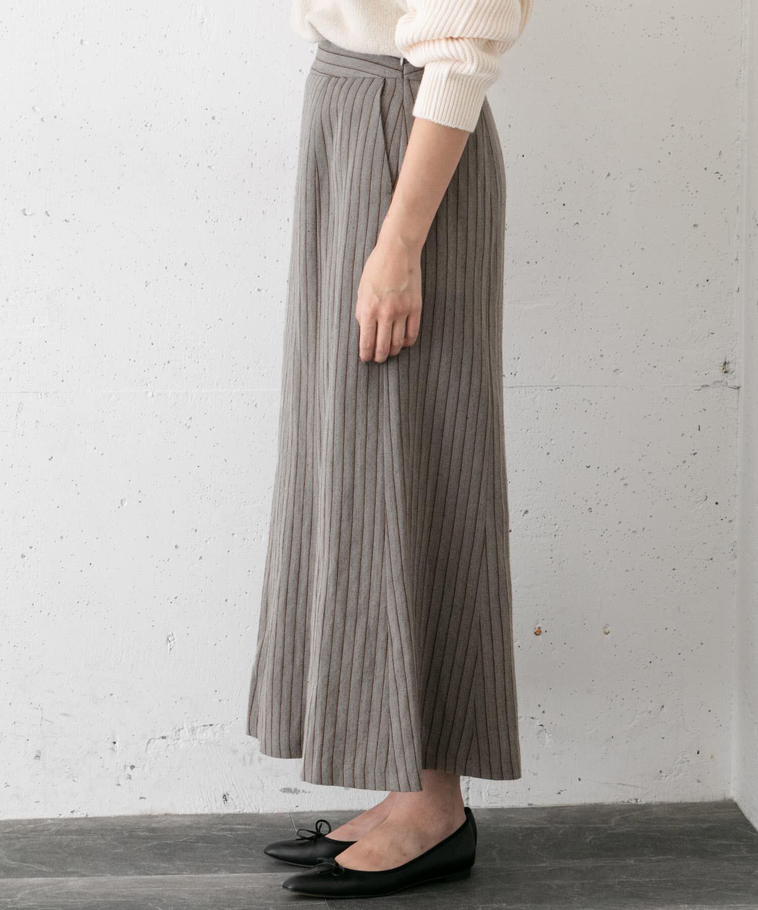 URBAN RESEARCH ROSSO「ウールリネンヘリンボンスカート&there4;」|スカート|