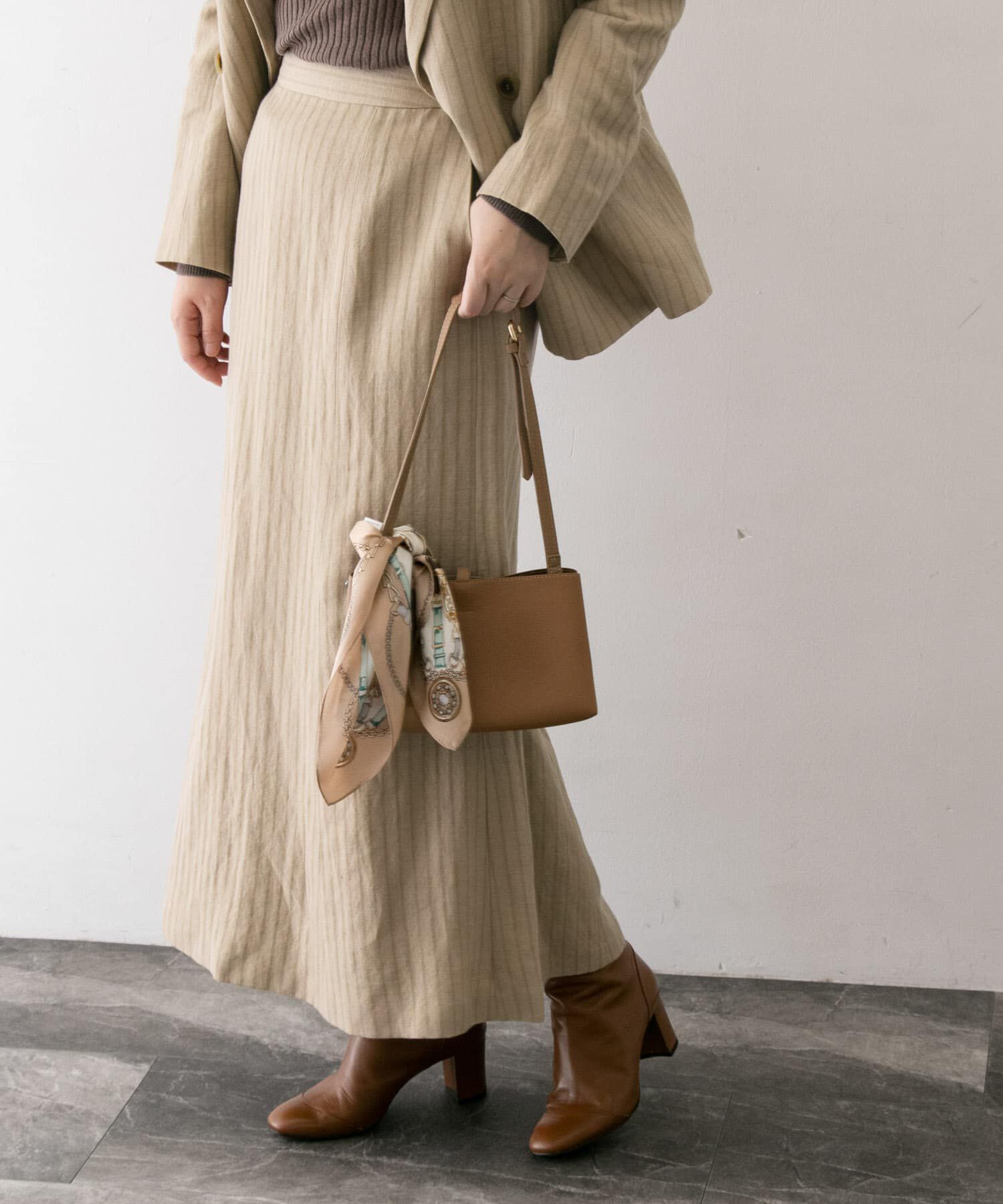 URBAN RESEARCH ROSSO「ウールリネンヘリンボンスカート&there4;」|スカート|