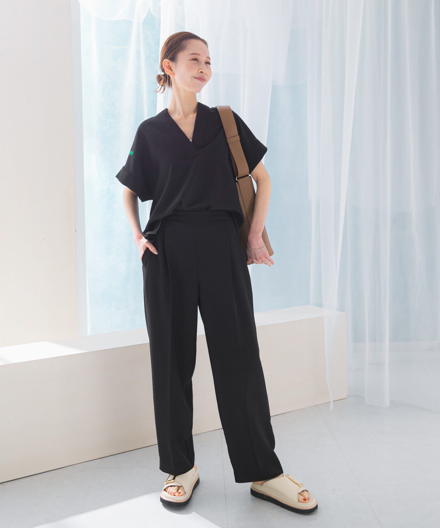 URBAN RESEARCH ROSSO「『WEB/一部店舗限定』『撥水』センタープレスイージーパンツ」|その他|