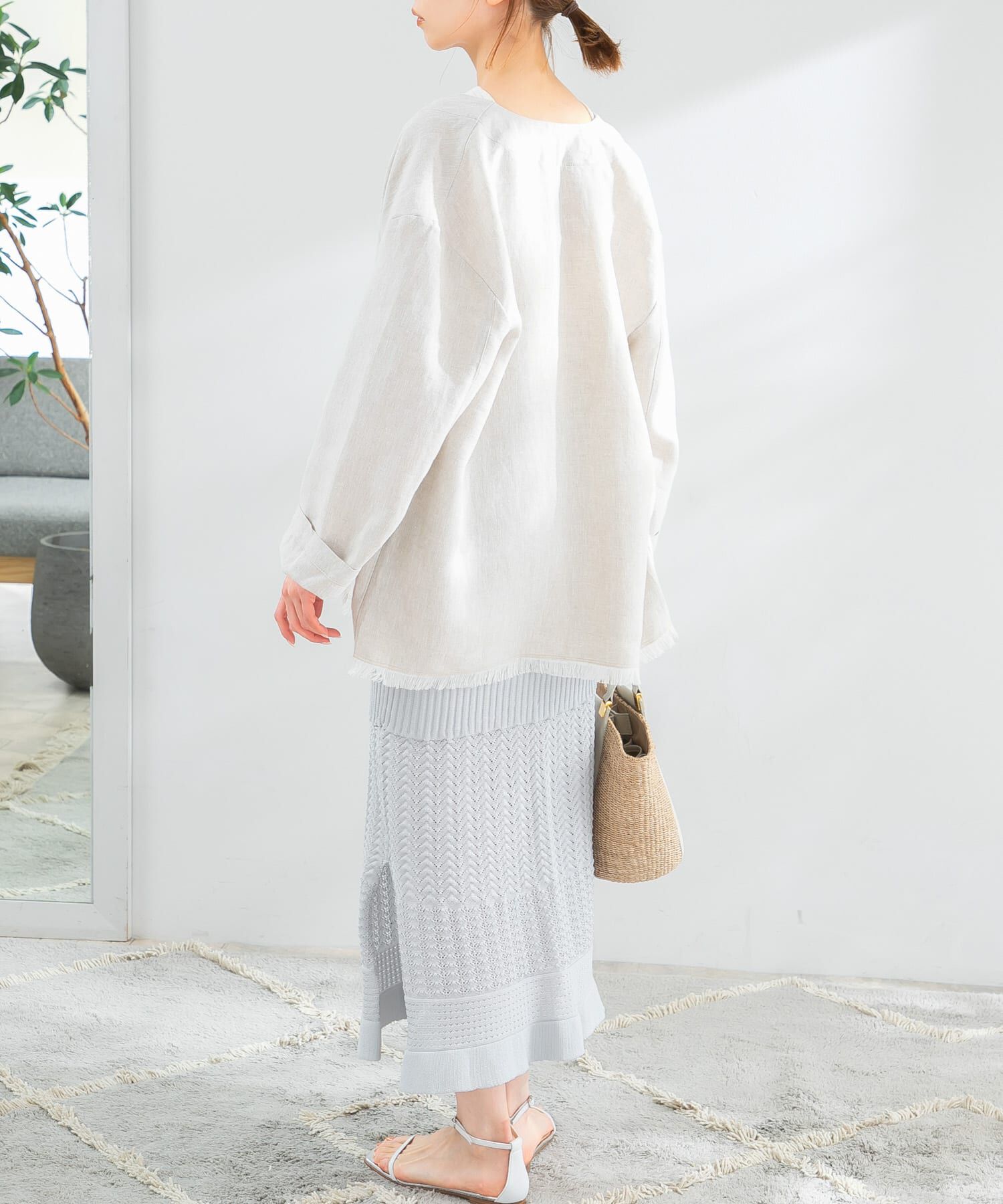 URBAN RESEARCH ROSSO「TRICOTE　PATTERN SKIRT」|スカート|