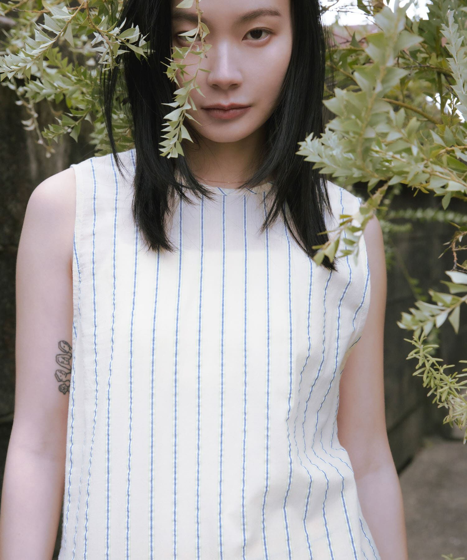 URBAN RESEARCH「new basic　インドコットンサッカーストライプワンピース」|ワンピース|