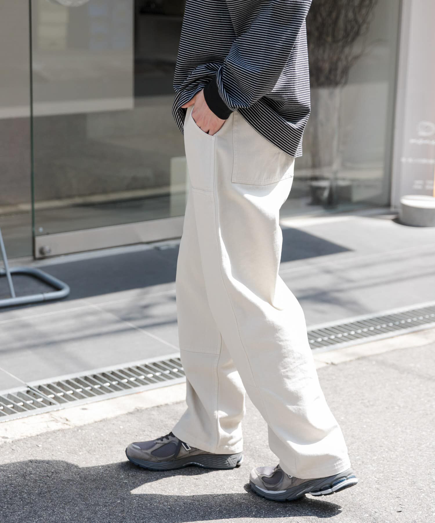 URBAN RESEARCH DOORS「FORK&SPOON　ガーメントダイツイルダブルニーパンツ」|その他|