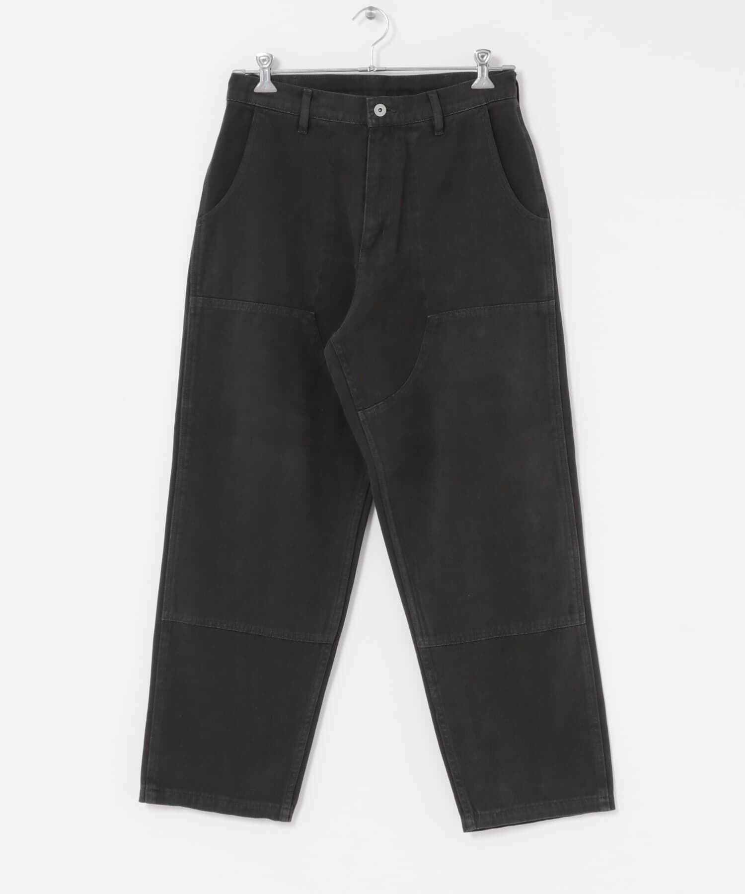 URBAN RESEARCH DOORS「FORK&SPOON　ガーメントダイツイルダブルニーパンツ」|その他|チャコールグレー