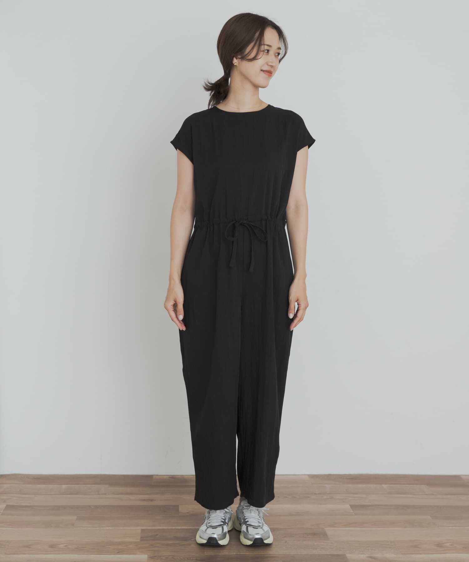 URBAN RESEARCH DOORS「『UVカット/接触冷感/吸水速乾』ドロストオールインワン」|スカート|