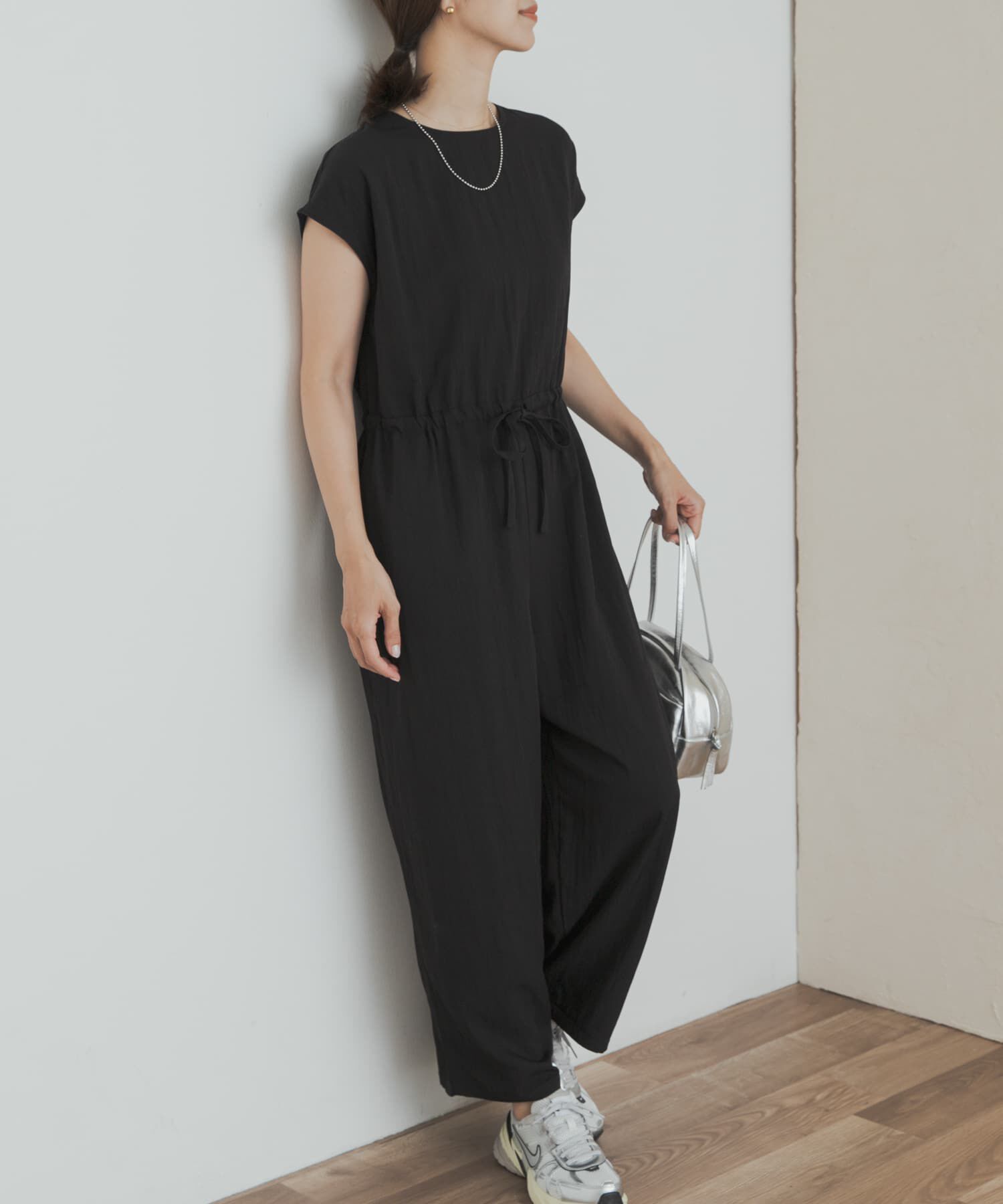 URBAN RESEARCH DOORS「『UVカット/接触冷感/吸水速乾』ドロストオールインワン」|スカート|