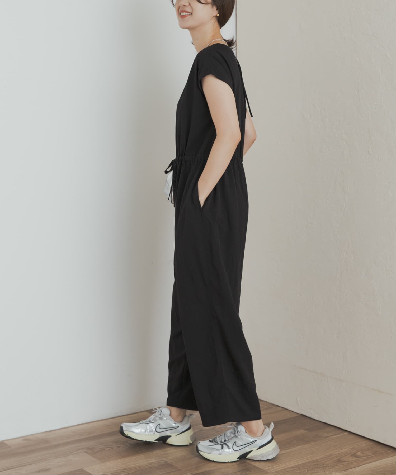 URBAN RESEARCH DOORS「『UVカット/接触冷感/吸水速乾』ドロストオールインワン」|スカート|