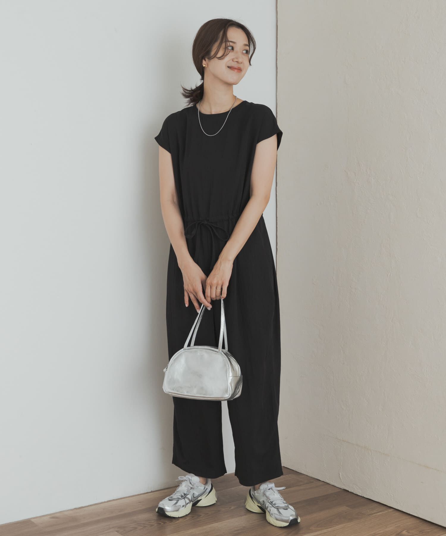 URBAN RESEARCH DOORS「『UVカット/接触冷感/吸水速乾』ドロストオールインワン」|スカート|