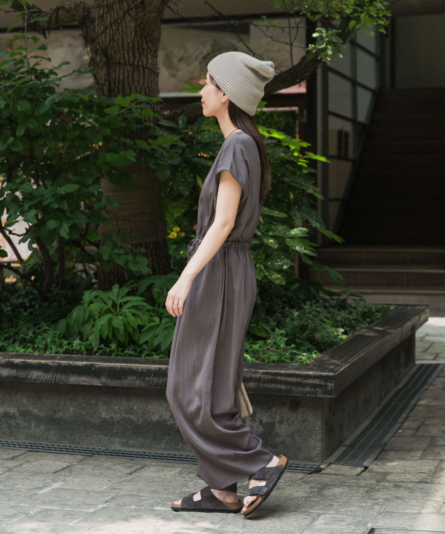 URBAN RESEARCH DOORS「『UVカット/接触冷感/吸水速乾』ドロストオールインワン」|スカート|