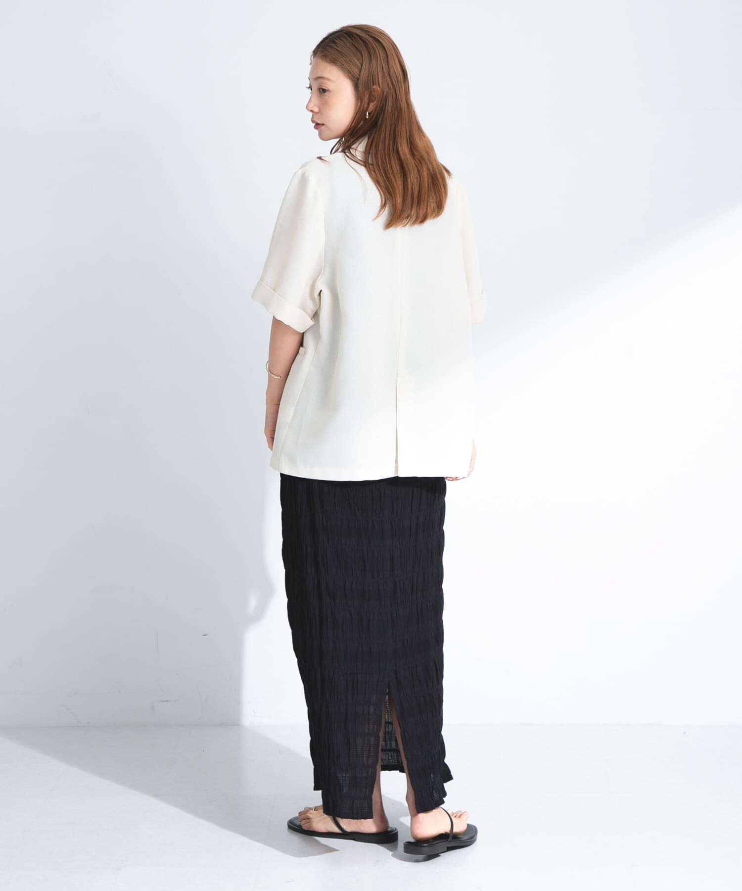 Sonny Label 「コットンシャーリングIラインスカート」|スカート|