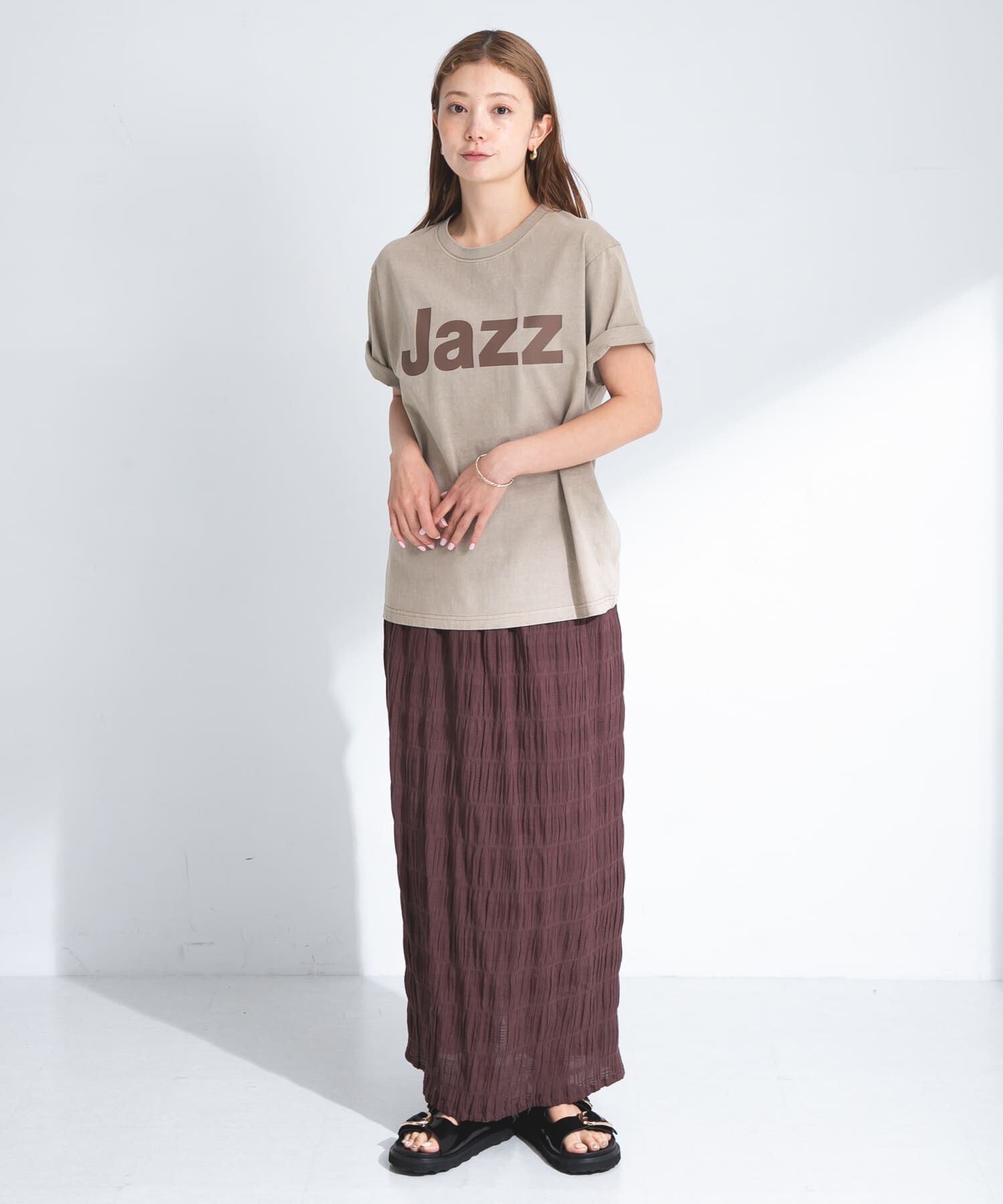 Sonny Label 「コットンシャーリングIラインスカート」|スカート|