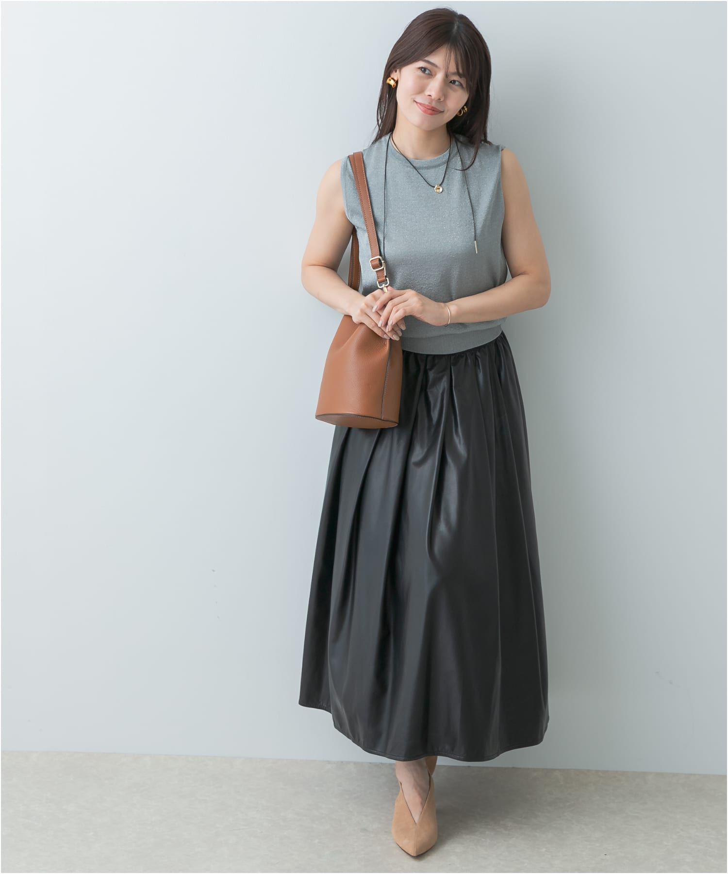 URBAN RESEARCH ROSSO「F by ROSSO　タックボリュームスカート」|スカート|