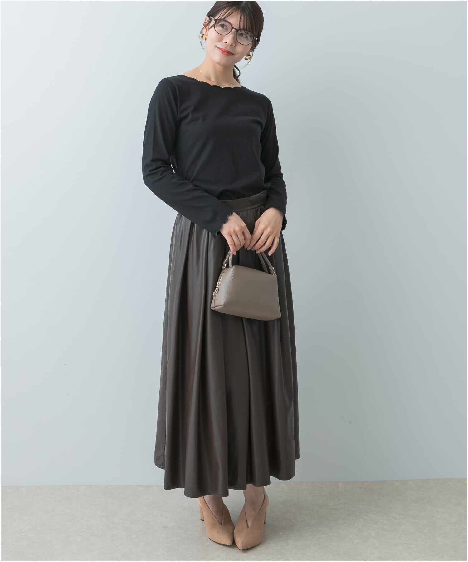 URBAN RESEARCH ROSSO「F by ROSSO　タックボリュームスカート」|スカート|