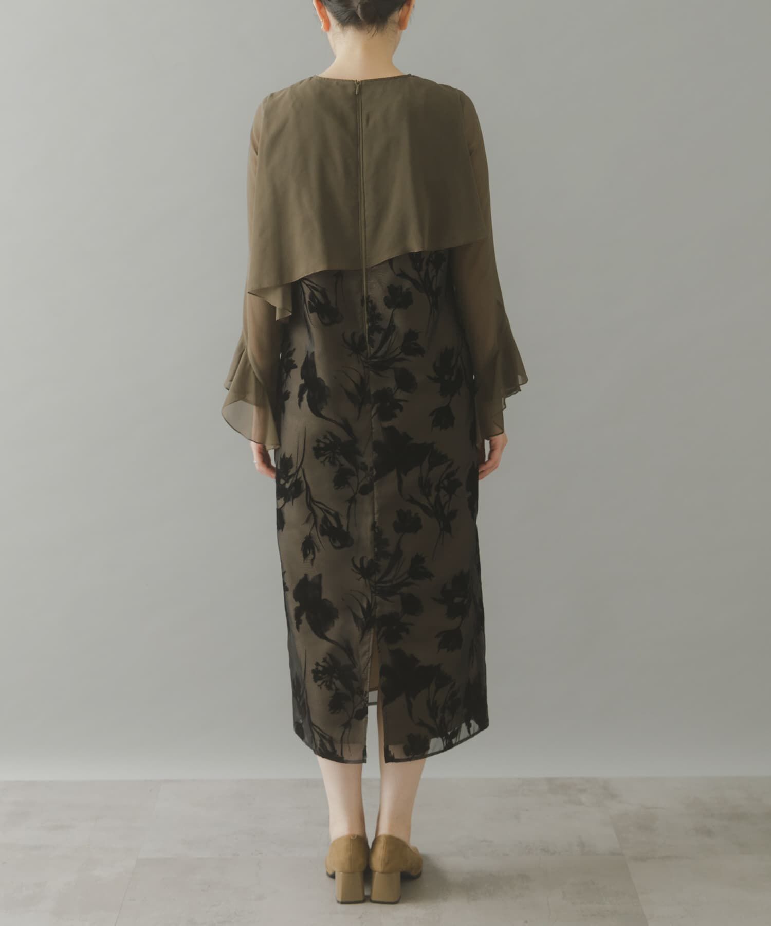 URBAN RESEARCH ROSSO「kaene　アシメフレアボレロドッキングドレス」|ワンピース|