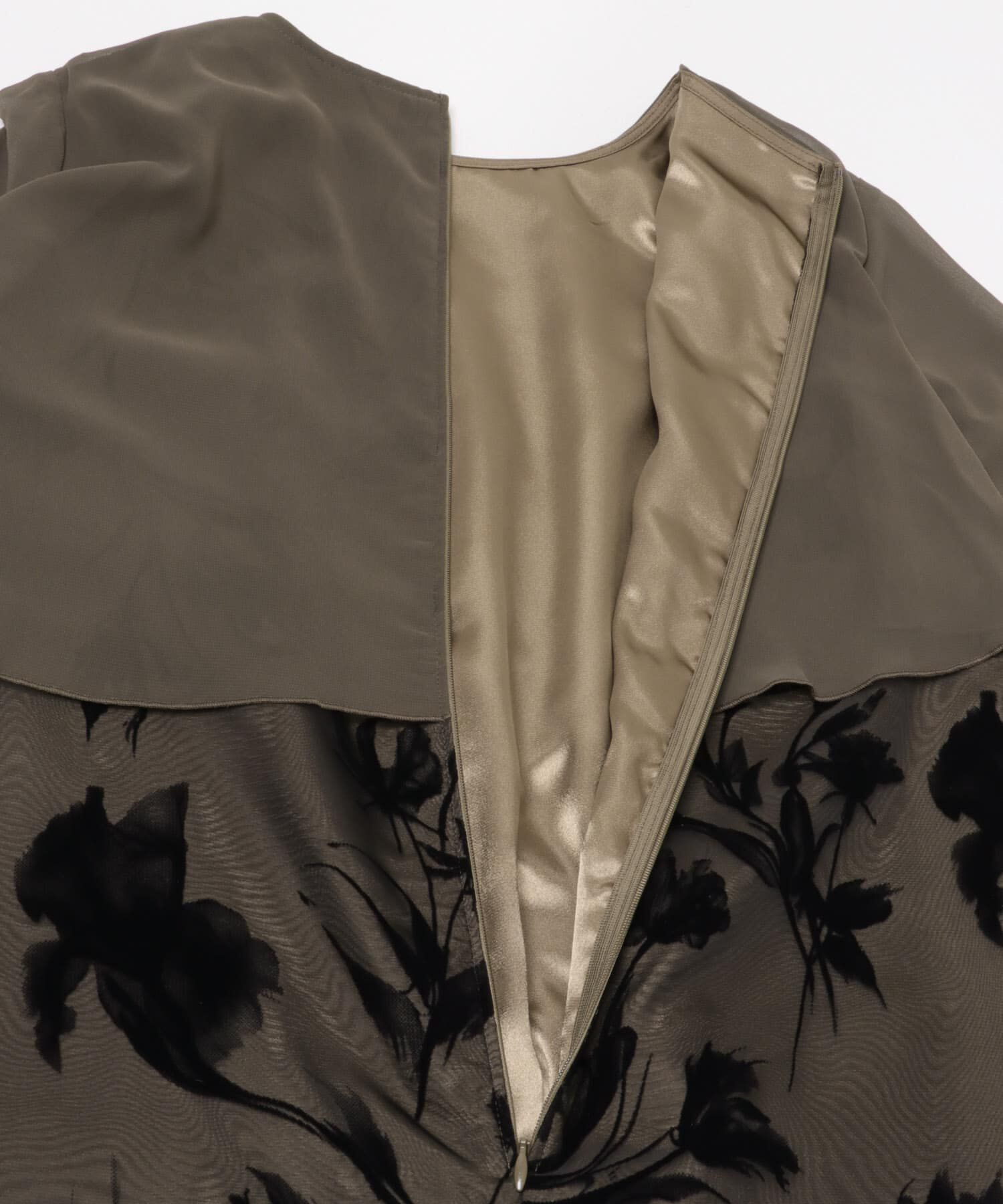 URBAN RESEARCH ROSSO「kaene　アシメフレアボレロドッキングドレス」|ワンピース|