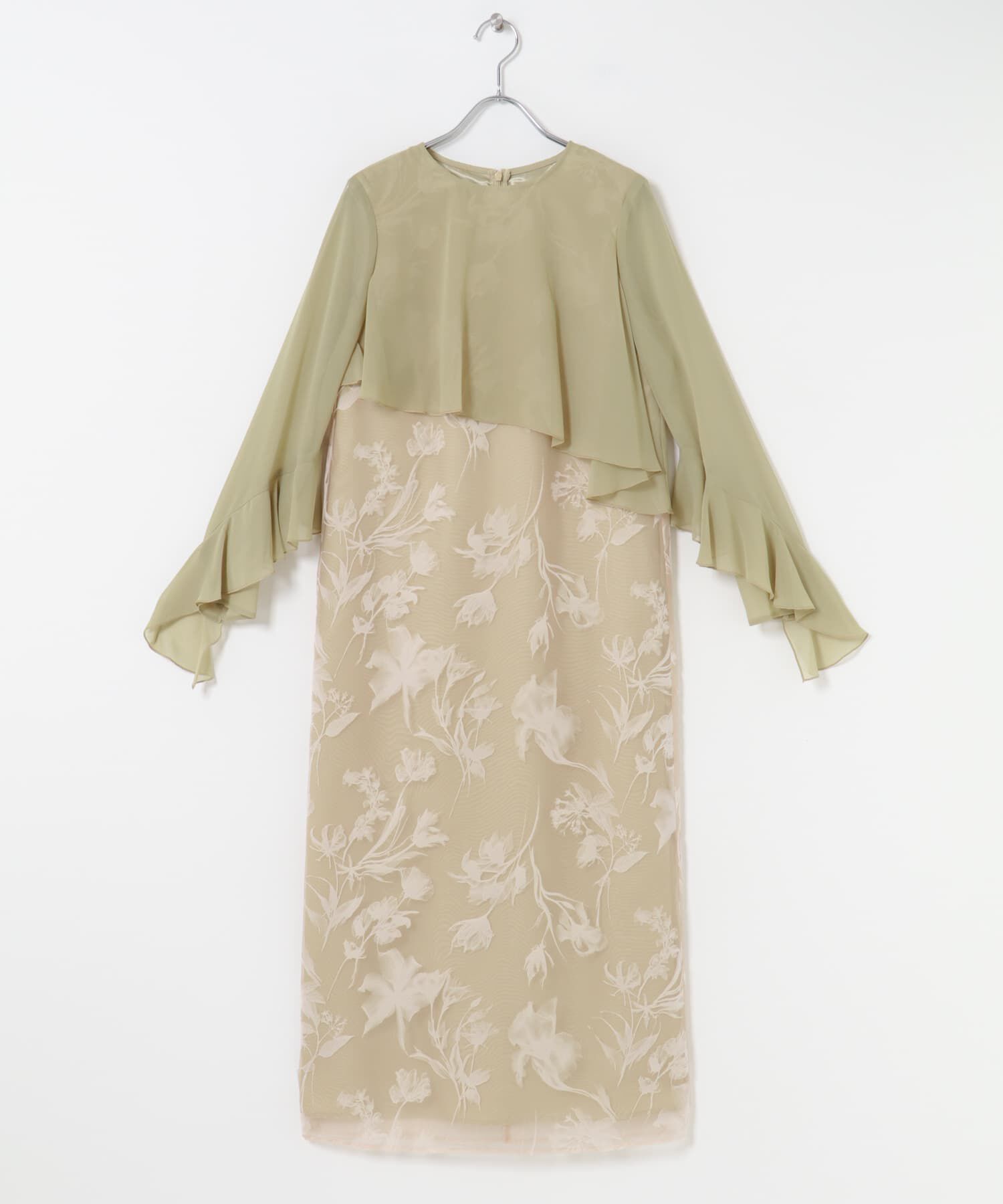 URBAN RESEARCH ROSSO「kaene　アシメフレアボレロドッキングドレス」|ワンピース|