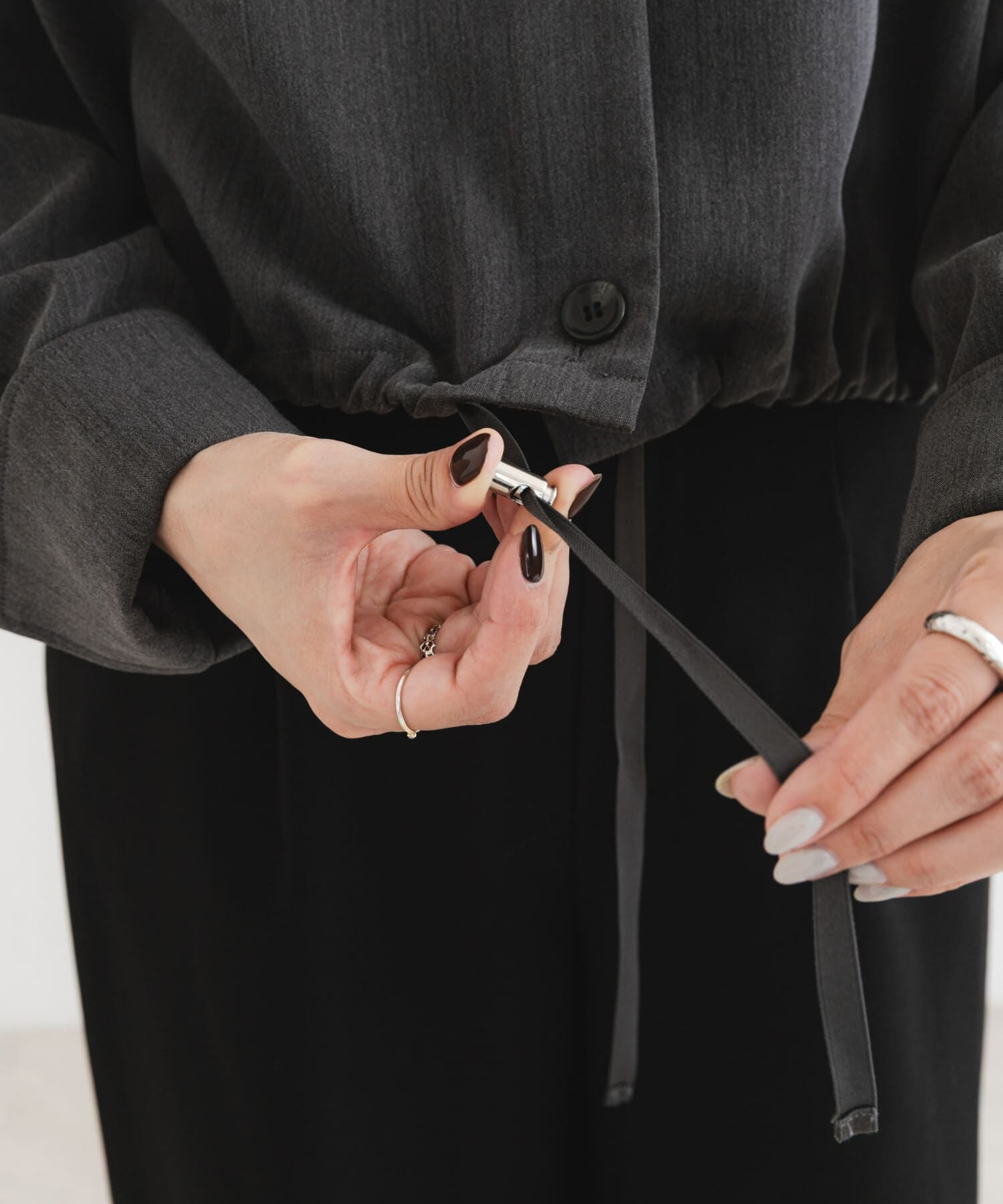 URBAN RESEARCH ROSSO「F by ROSSO　オープンカラーシャツジャケット」|ノーカラーコート|