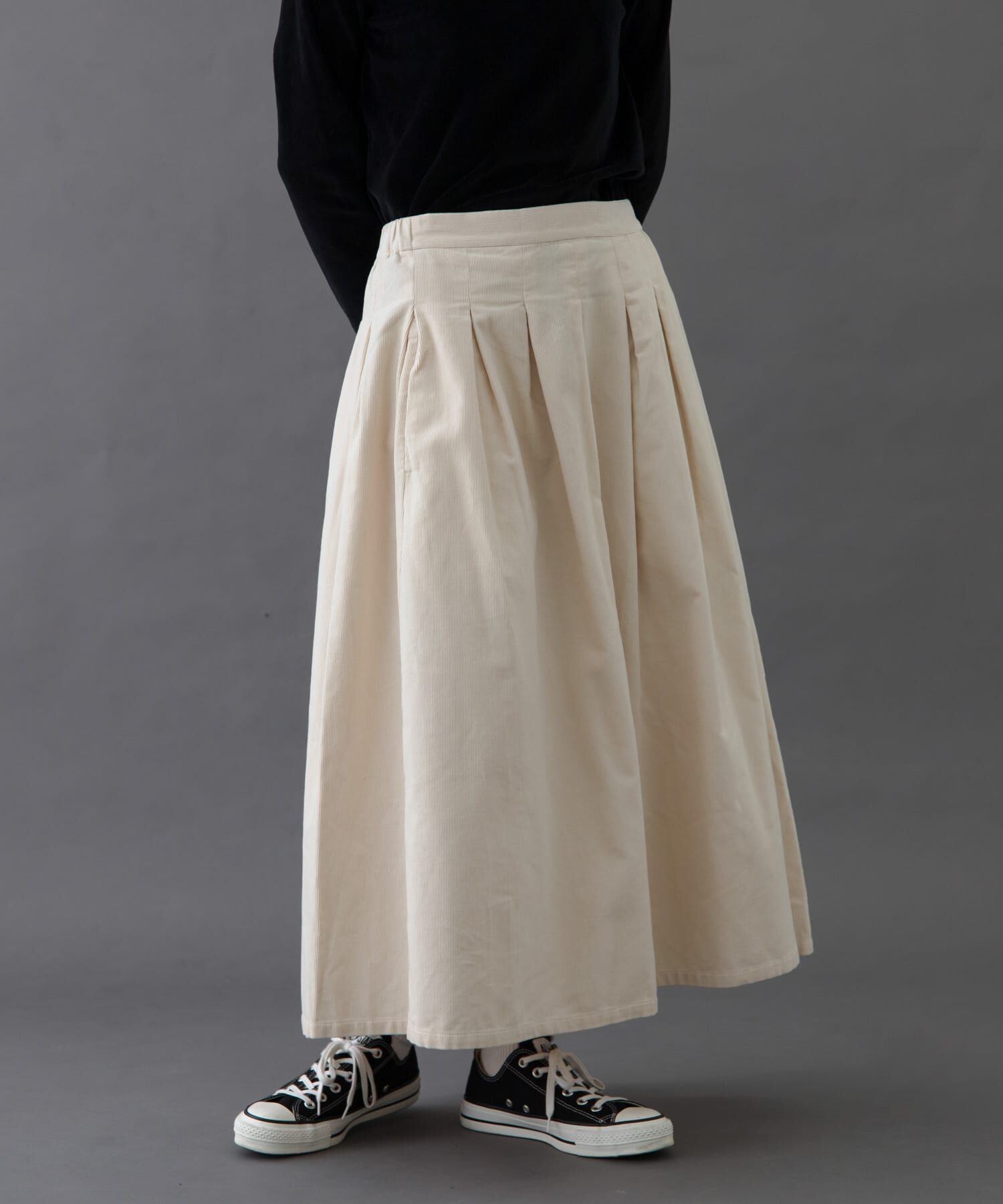 URBAN RESEARCH DOORS「FORK&SPOON　コーデュロイスカート」|スカート|