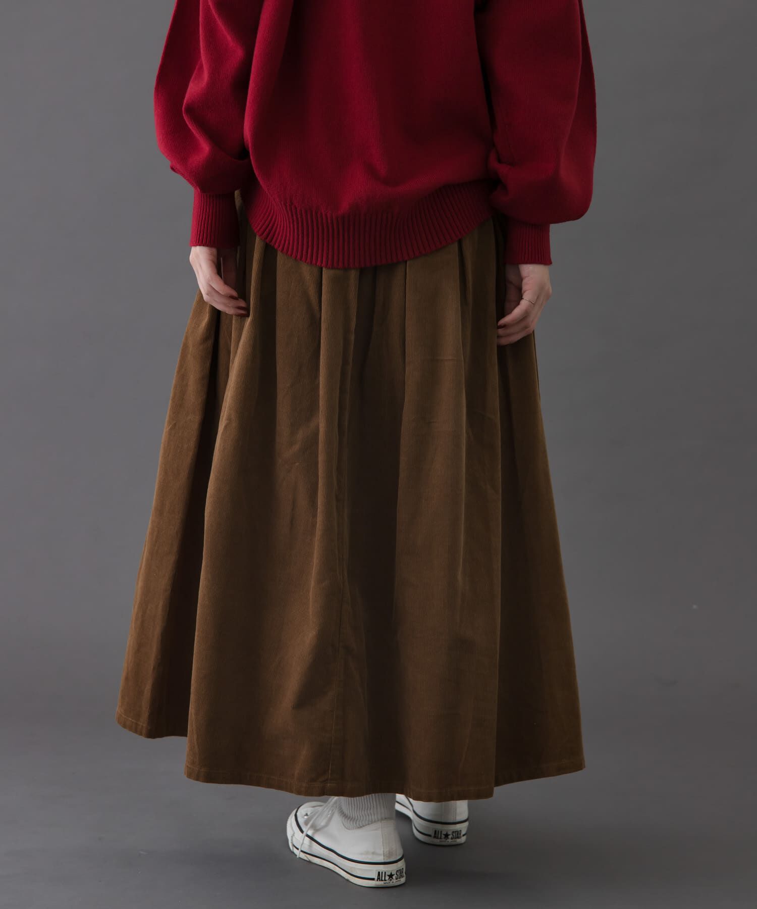 URBAN RESEARCH DOORS「FORK&SPOON　コーデュロイスカート」|スカート|