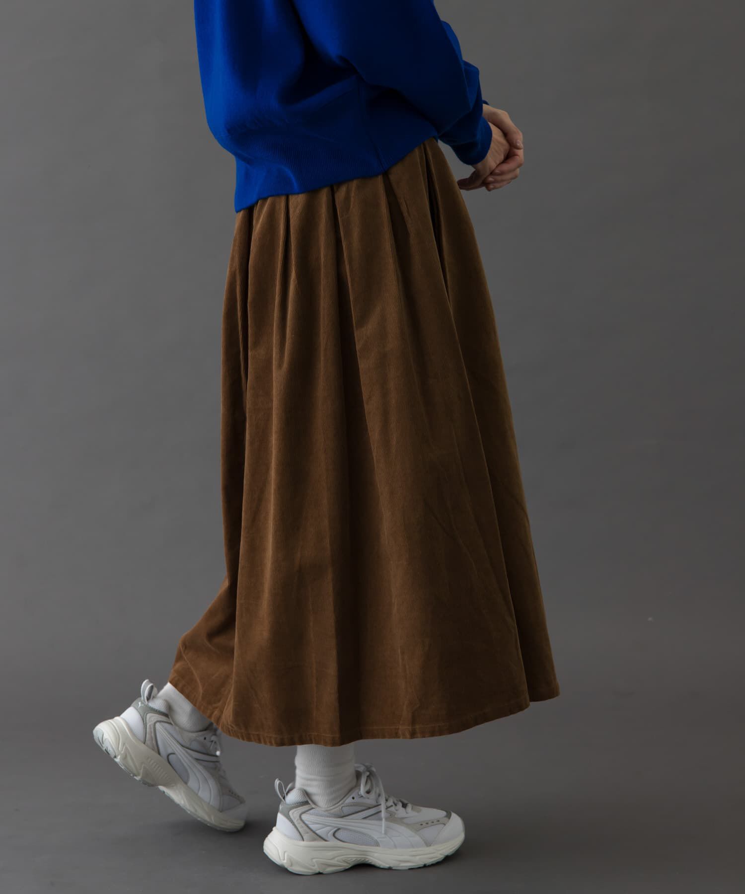 URBAN RESEARCH DOORS「FORK&SPOON　コーデュロイスカート」|スカート|