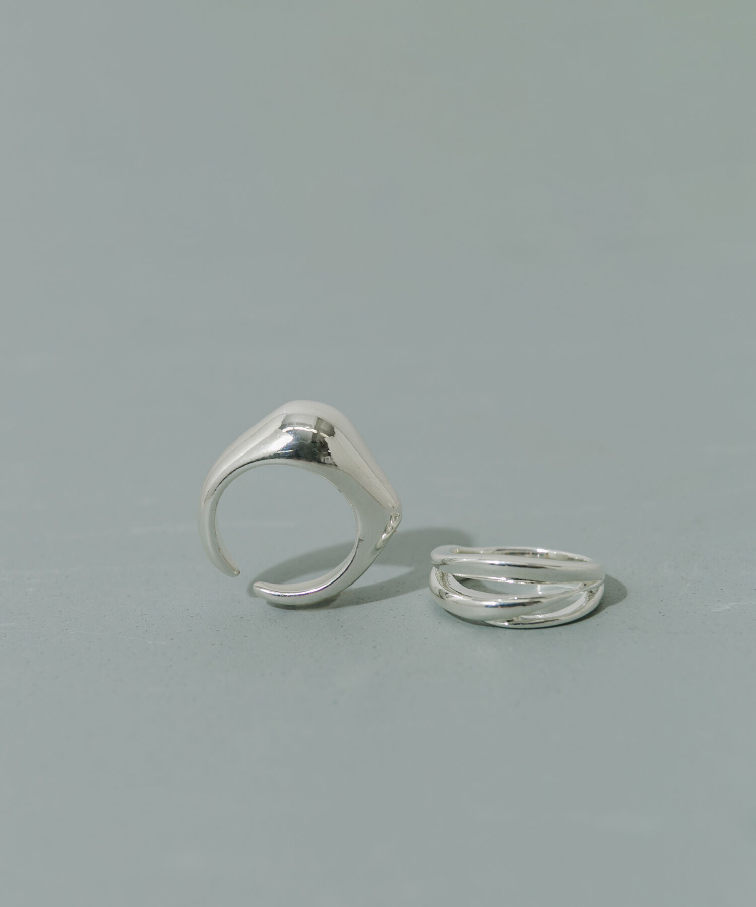 SMELLY「プランプメタル2セットリング」|リング|