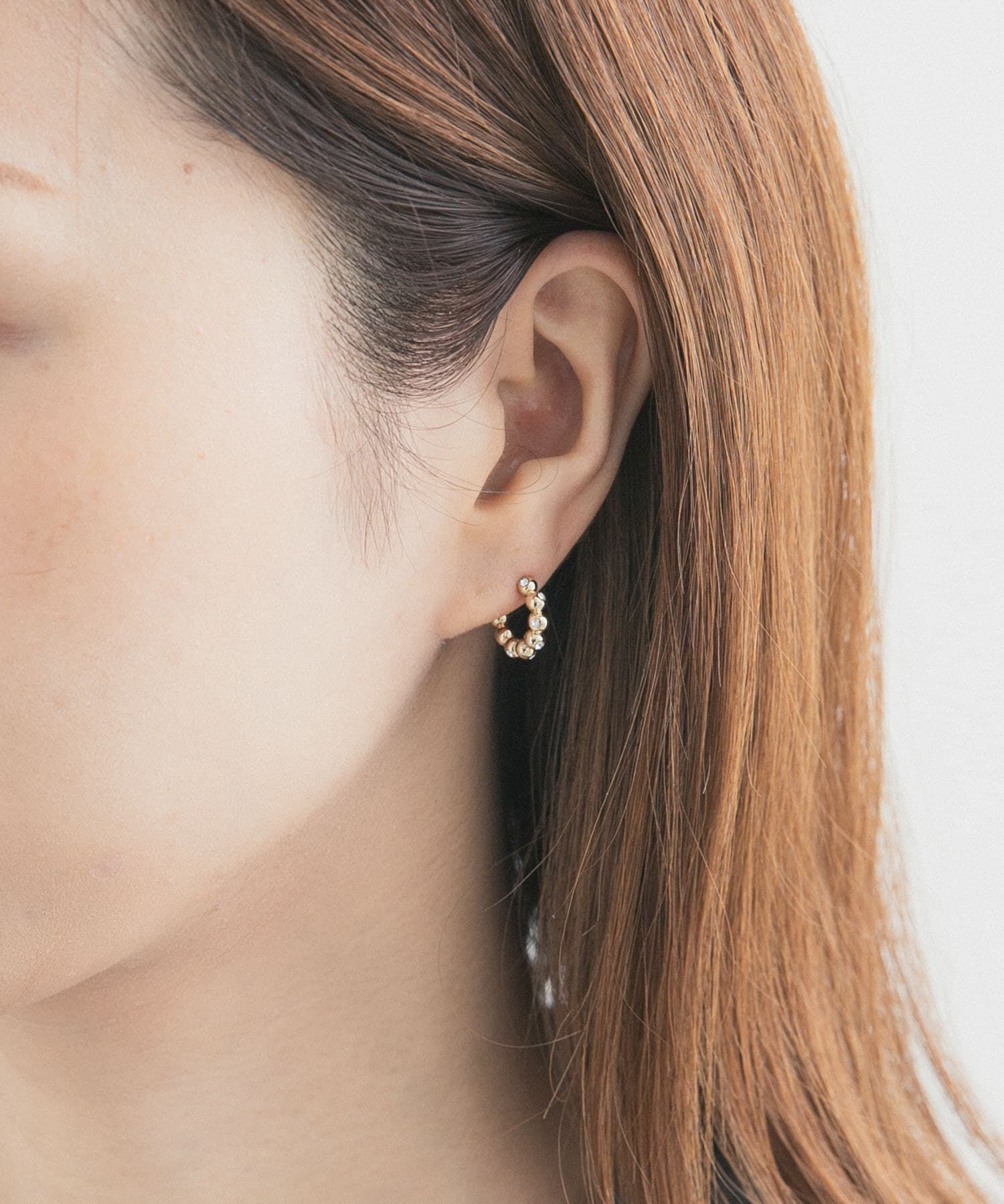 URBAN RESEARCH DOORS「ボールフープピアス」|ピアス|ゴールド