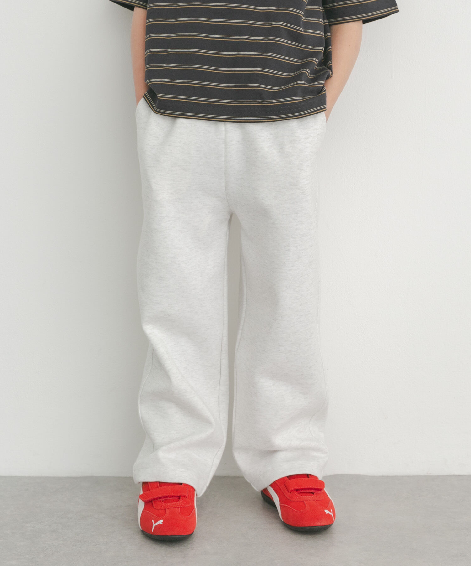 URBAN RESEARCH DOORS「『親子リンク』ダンボールニットパンツ(KIDS)」|その他|ライトグレー