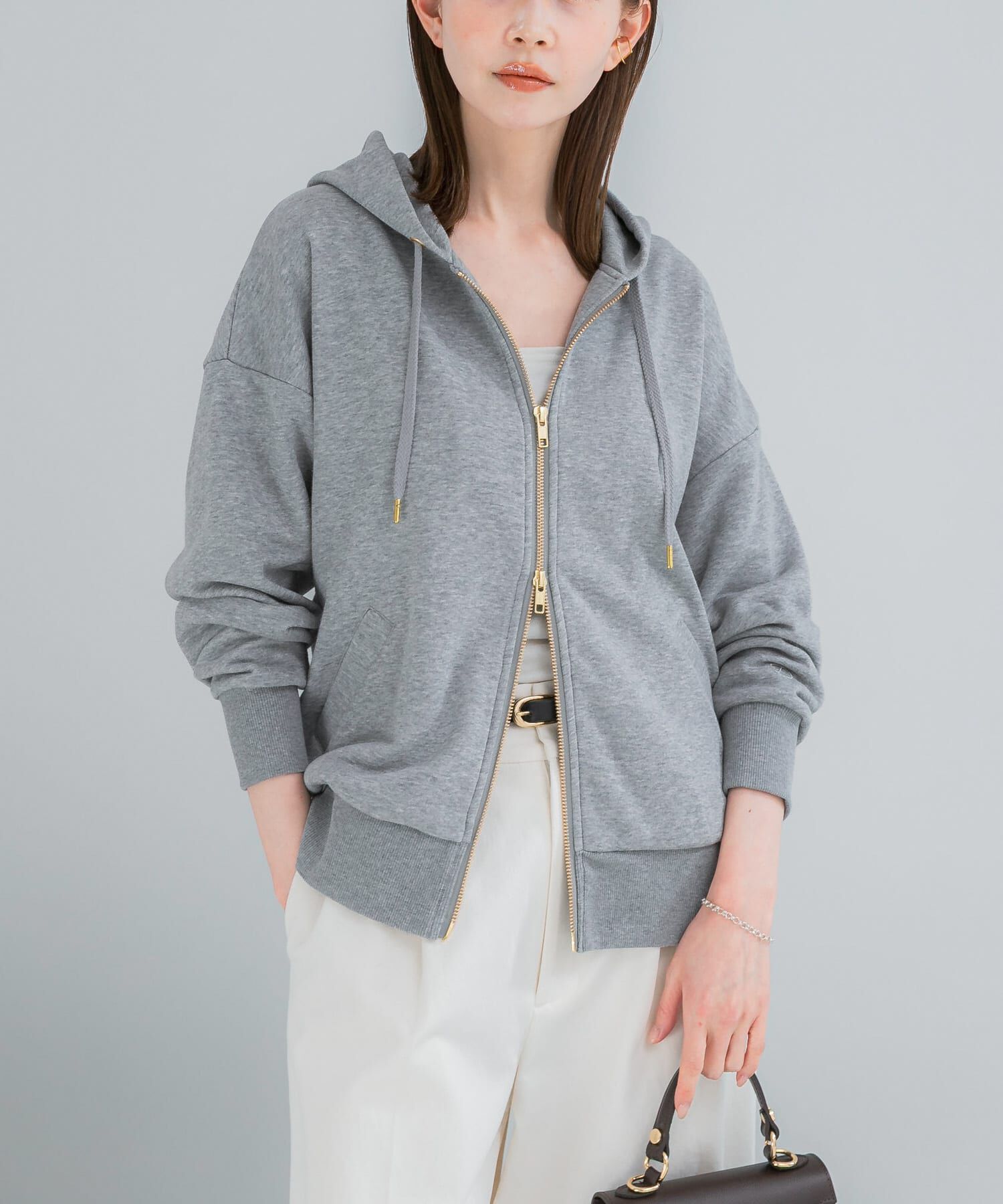 URBAN RESEARCH ROSSO「『WEB限定』『UR TECH』オーバーZIPパーカー」|パーカー|