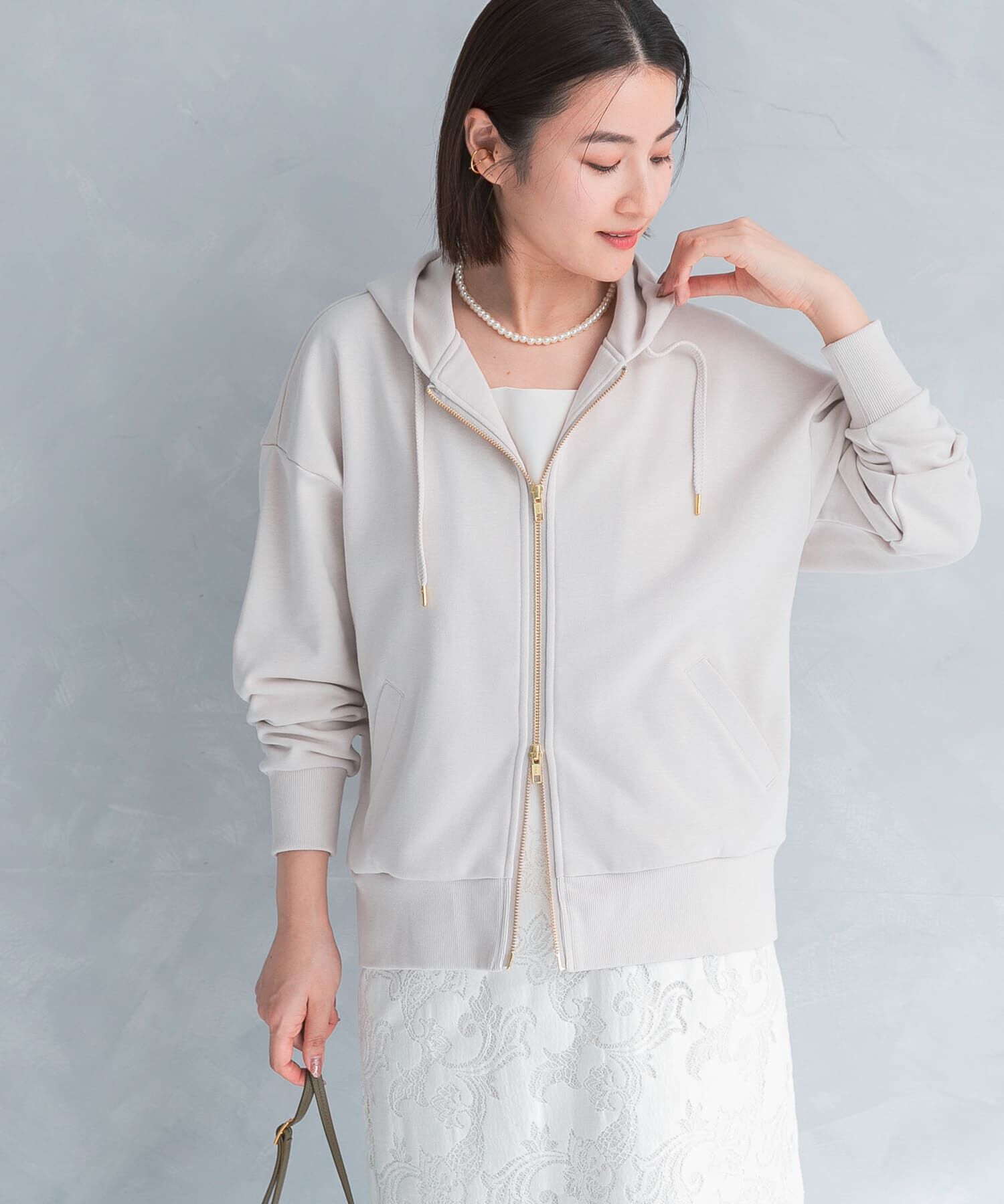 URBAN RESEARCH ROSSO「『WEB限定』『UR TECH』オーバーZIPパーカー」|パーカー|