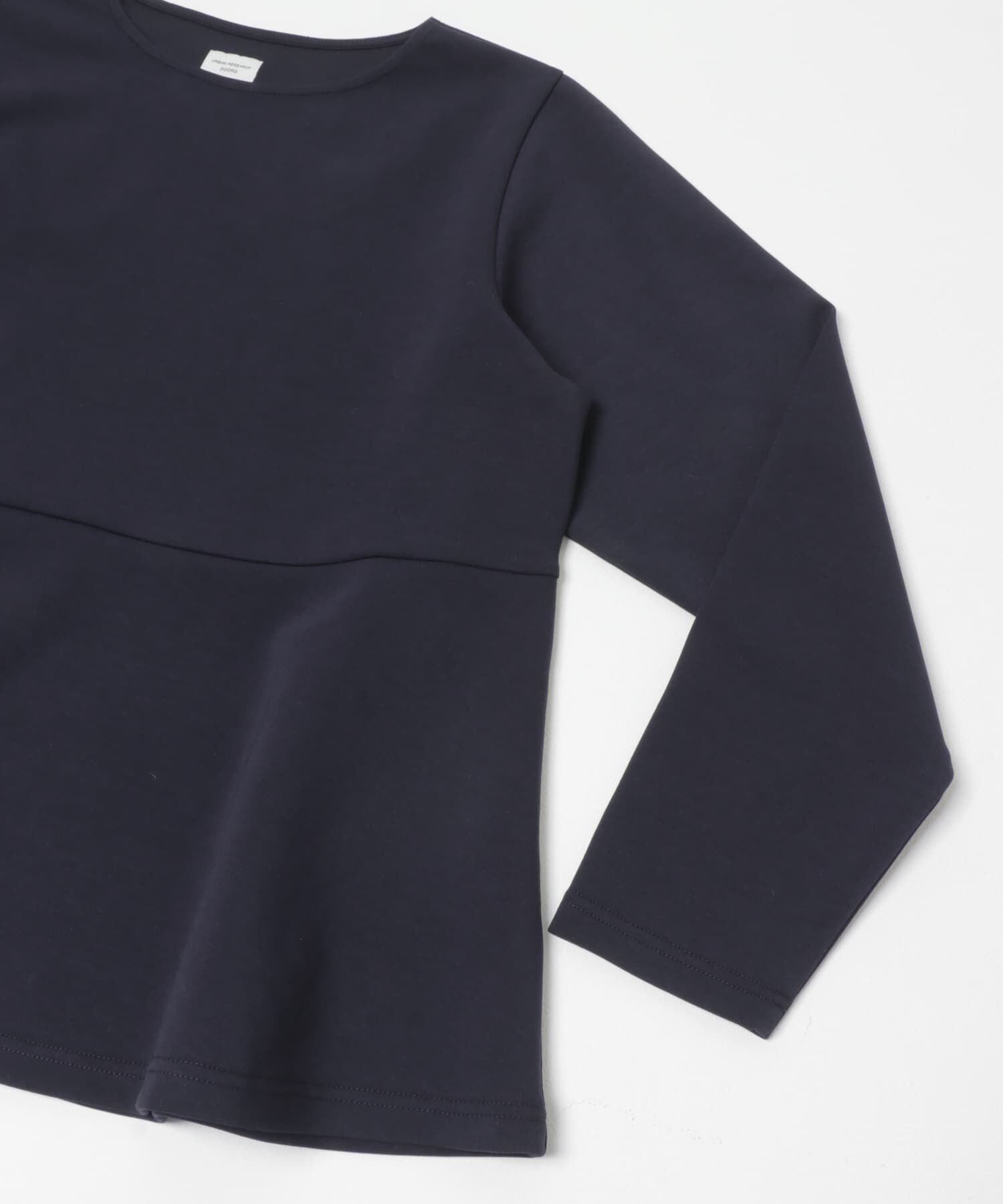 URBAN RESEARCH DOORS「ポンチペプラムプルオーバー」|Tシャツ・カットソー|