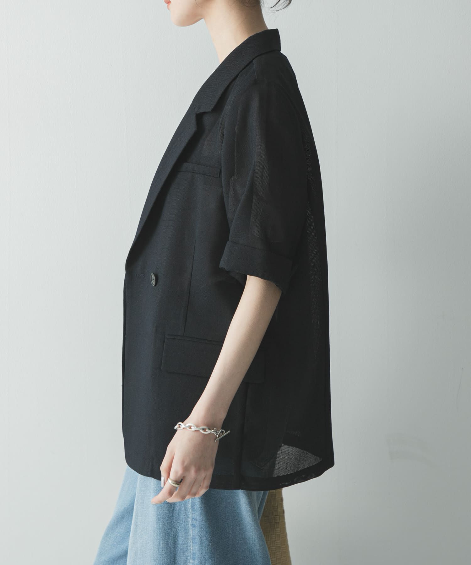 URBAN RESEARCH「シアーメッシュハーフスリーブジャケット」|その他|