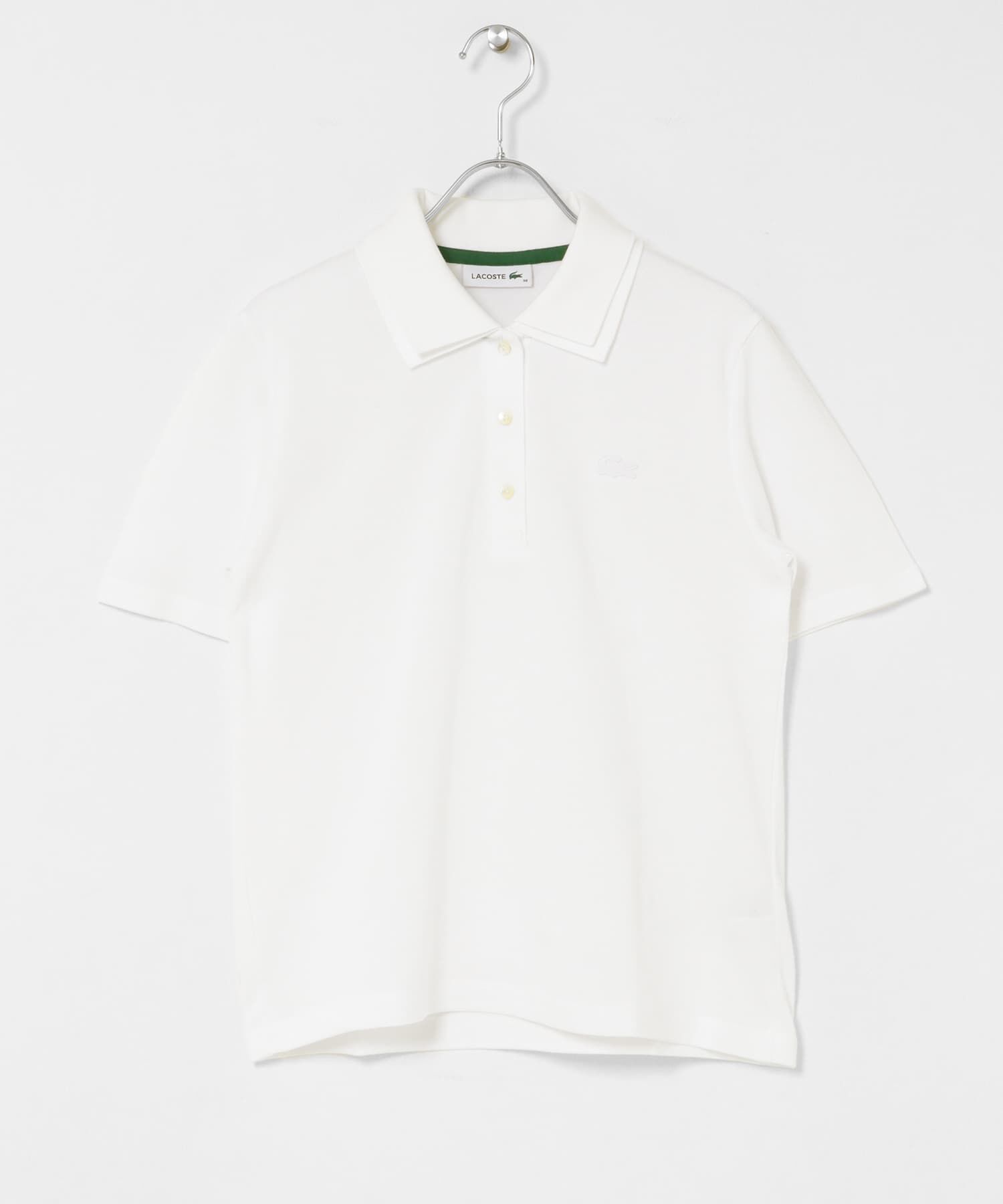 Sonny Label 「LACOSTE　ダブルカラーポロシャツ」|ポロシャツ|ホワイト