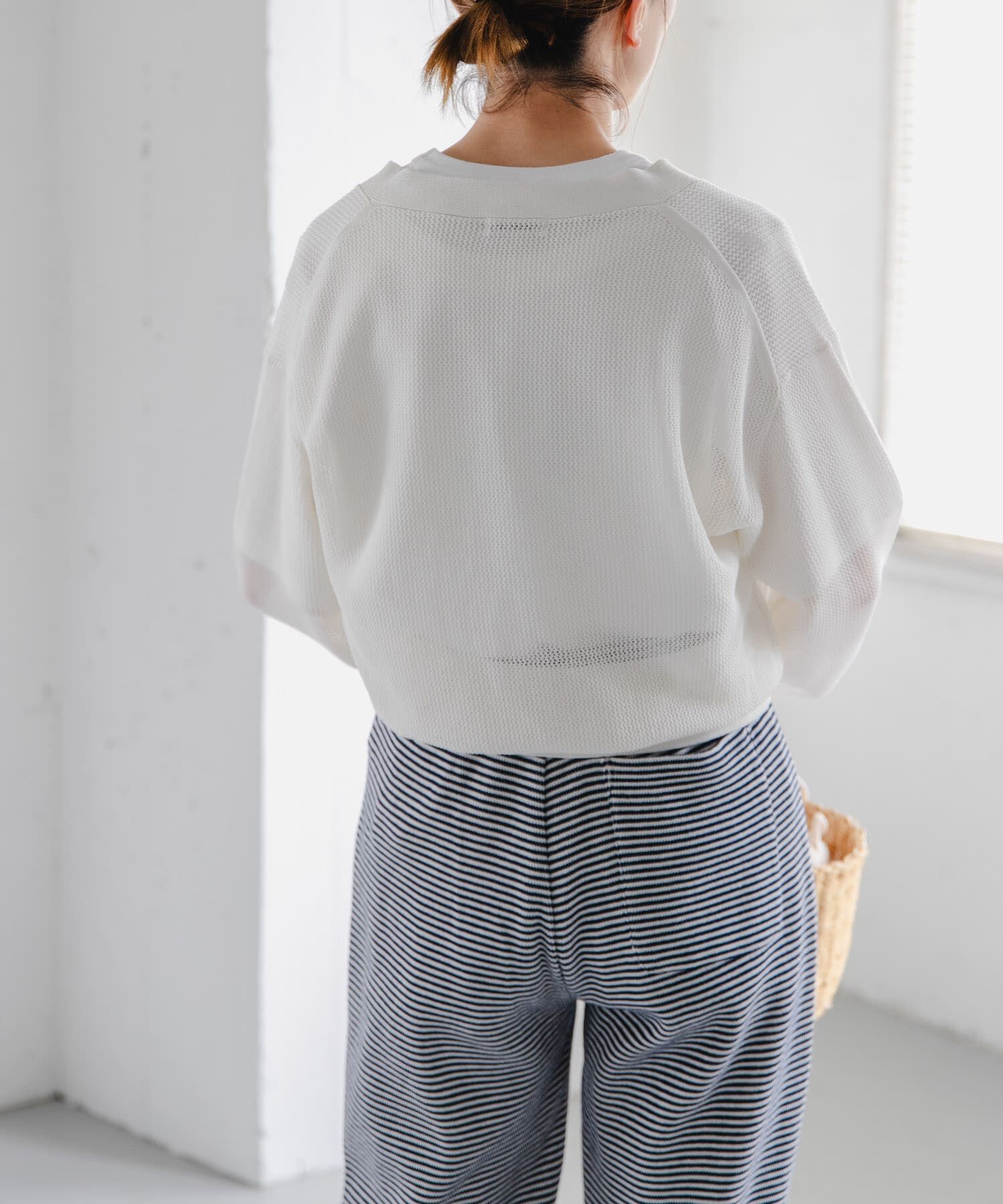 URBAN RESEARCH DOORS「FORK&SPOON　ペーパーニットカーディガン」|カーディガン|