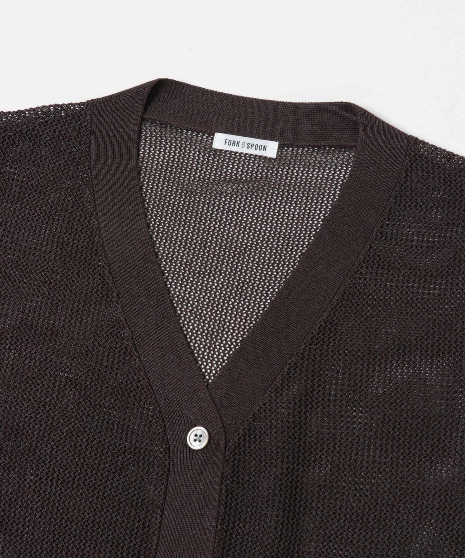 URBAN RESEARCH DOORS「FORK&SPOON　ペーパーニットカーディガン」|カーディガン|